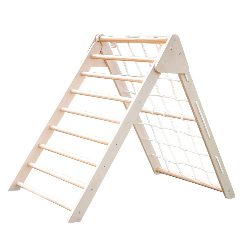 Outdoor Adventure Activities For Kids - Triángulo de Escalada Plegable de Madera