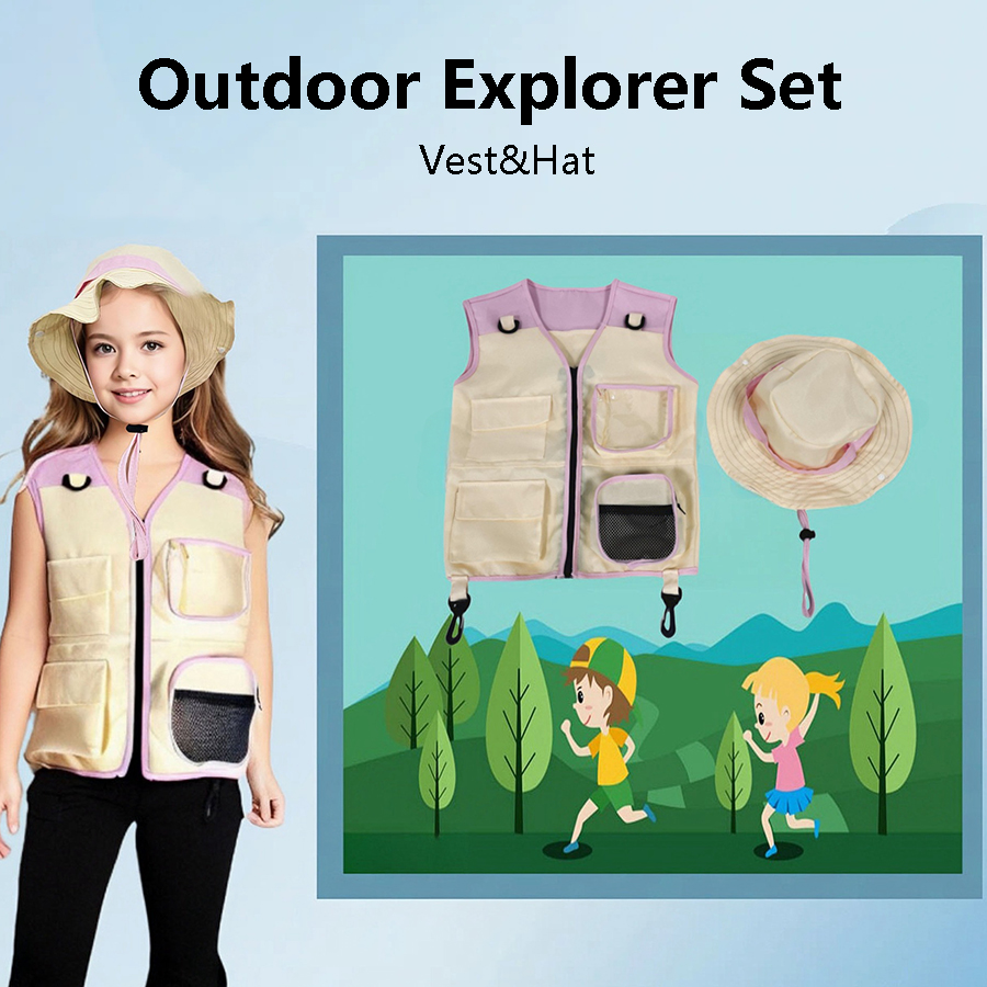 Outdoor Adventure Activities For Kids - Chaleco de explorador para niños, traje