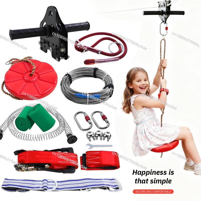 Outdoor Adventure Activities For Kids - Kit de Tirolina para Niños, Juego