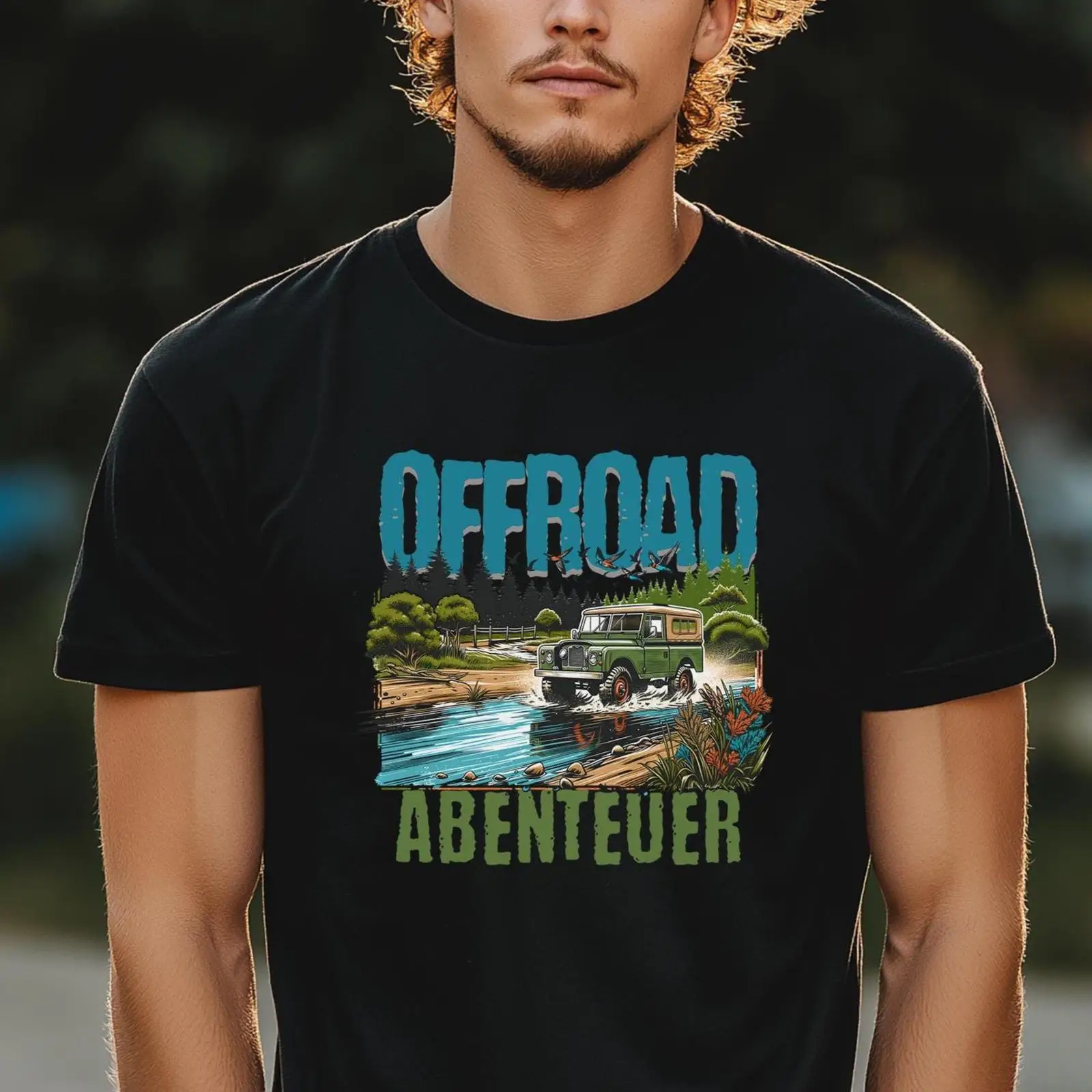 Outdoor Adventure Vehicles - Camiseta de aventura todoterreno para hombre,