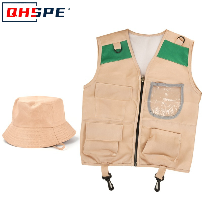 Outdoor Adventure Activities For Kids - Chaleco y sombrero de explorador para