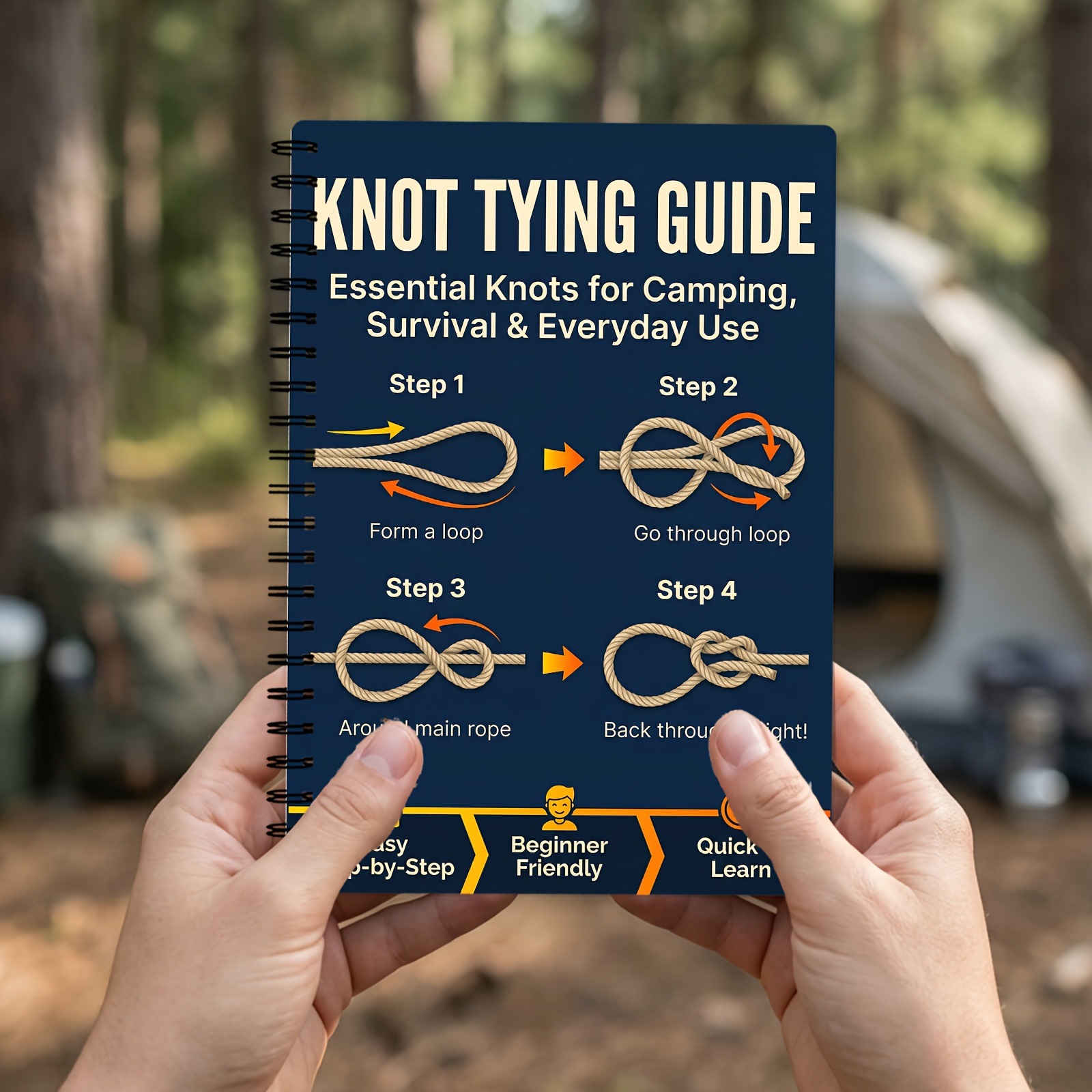 Guía paso a paso de nudos de s - Outdoor Adventure For Adults reseña y precio