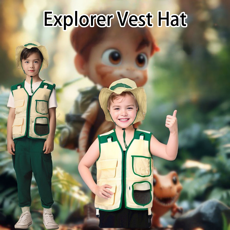 Chaleco de explorador de Campi - Outdoor Adventure Activities For Kids reseña y precio