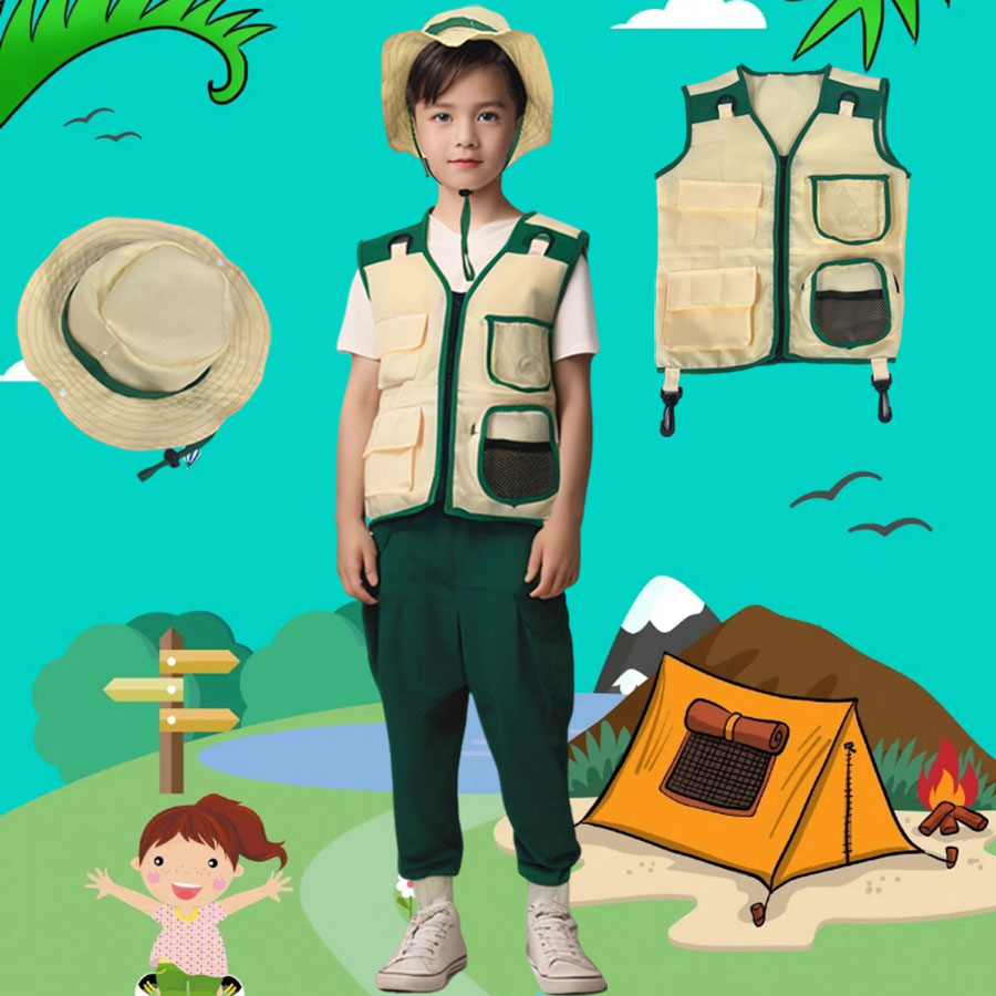 Chaleco de explorador de Campi - Outdoor Adventure Activities For Kids reseña y precio