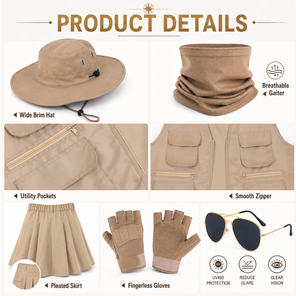 Ropa de Explorador al Aire Lib - Outdoor Adventure For Adults reseña y precio