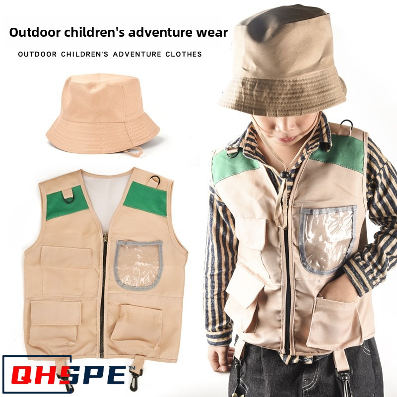 Chaleco y sombrero de explorad - Outdoor Adventure Activities For Kids reseña y precio